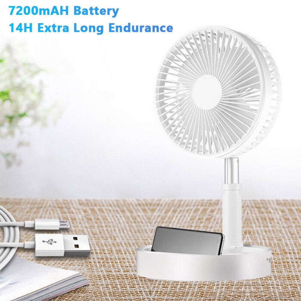 Onemayship 4-Speed Foldable and Retractable Design Floor Fan