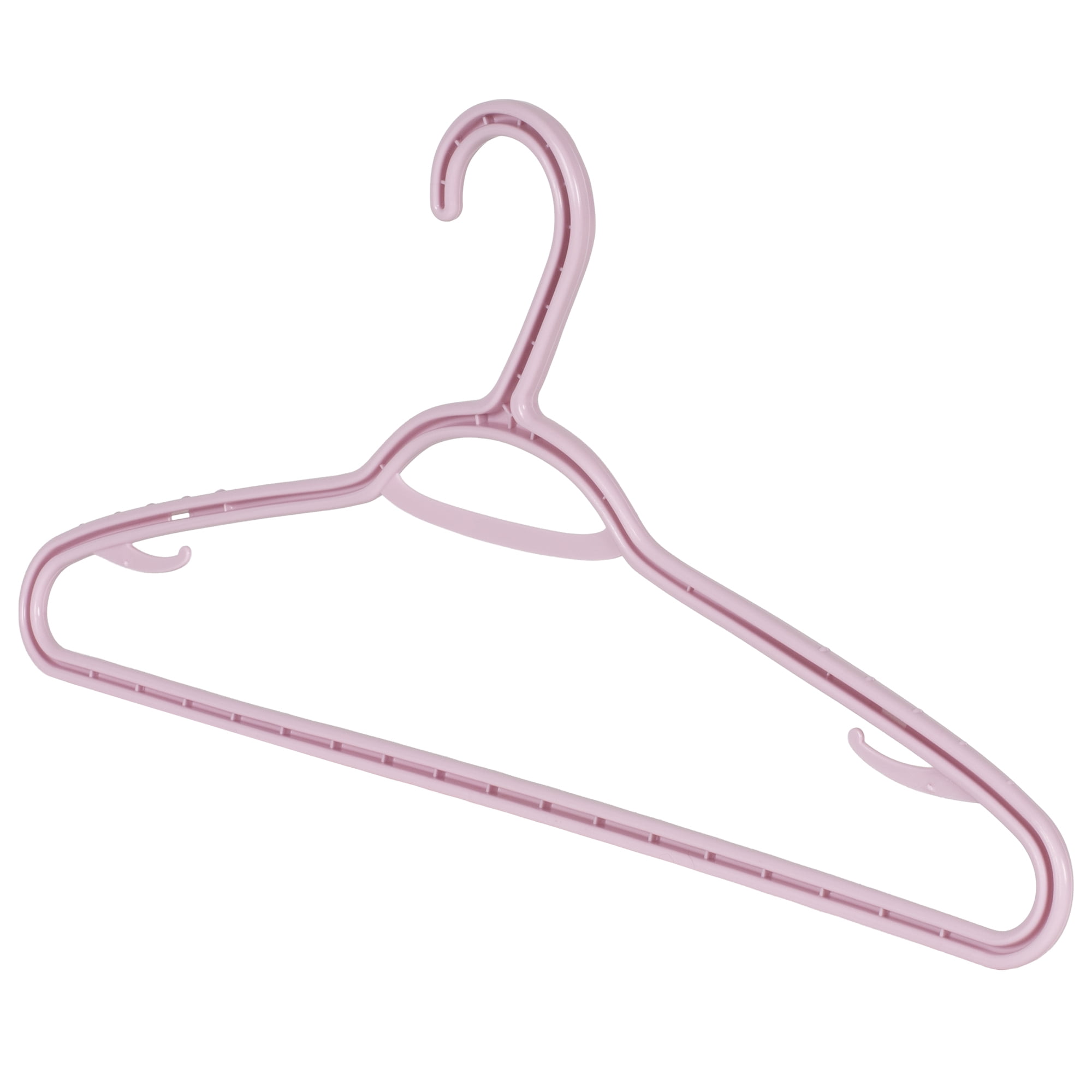 Neatfreak Plastic Clothes Hanger, pack of 10, Mauve Splash