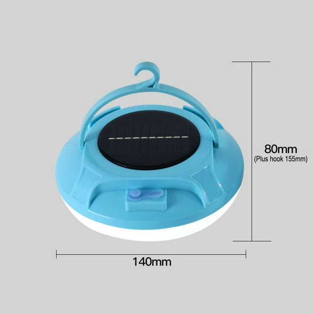 Mosiee Lampe Solaire à DEL pour Marché Nocturne, Rechargeable, Polyvalente, pour la Maison et le Camping en Plein Air