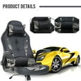 thumbnail image 5 of BestOffice Massage Gaming Chair, Lumbar Support, Rolling Swivel for Men, Women(Camo), 5 of 7