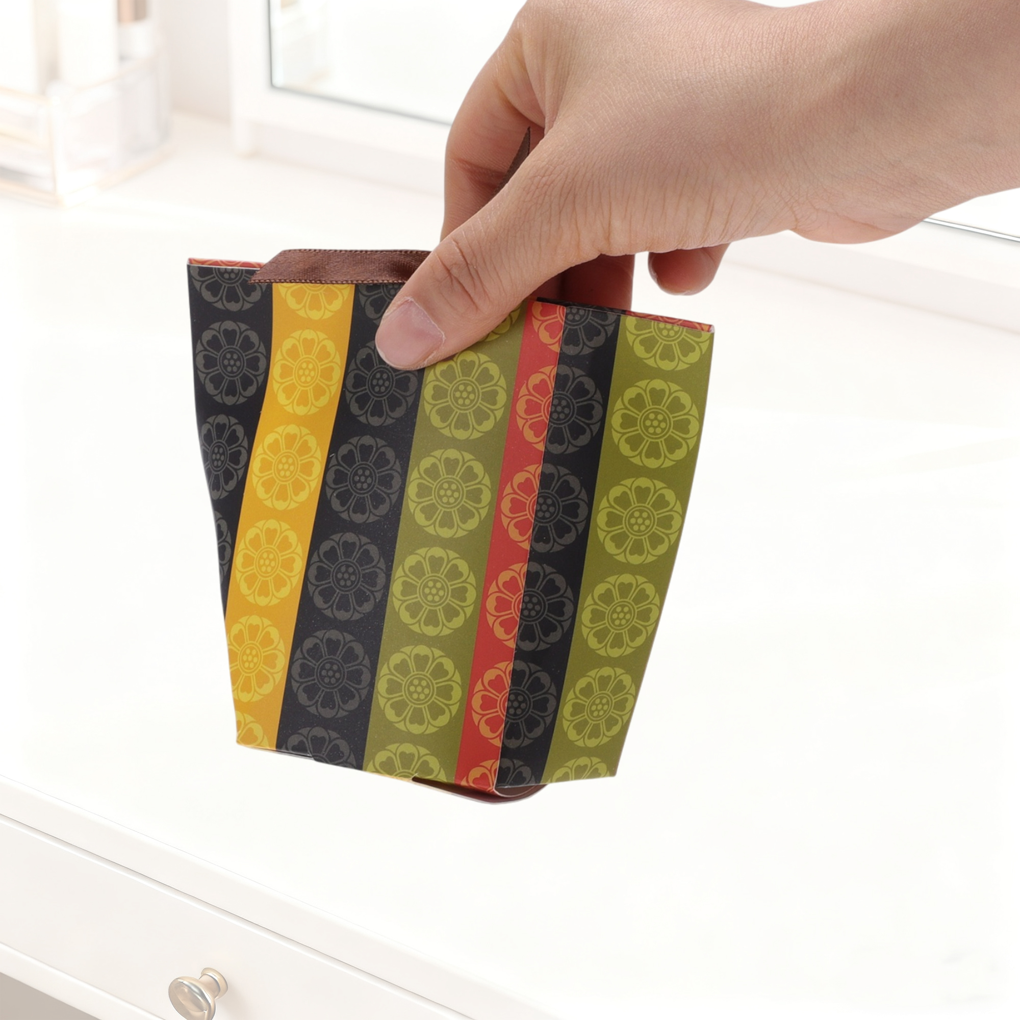 Unique Bargains Scarf Folding Gift Bags 10 Pcs for All Occasions Multicolor