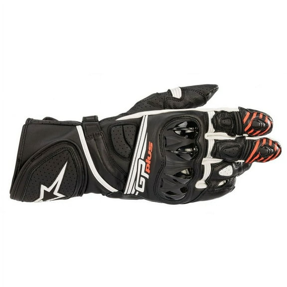 Alpinestars GP Plus R V2 Mens Leather Motorcycle Gloves Black/White 3XL