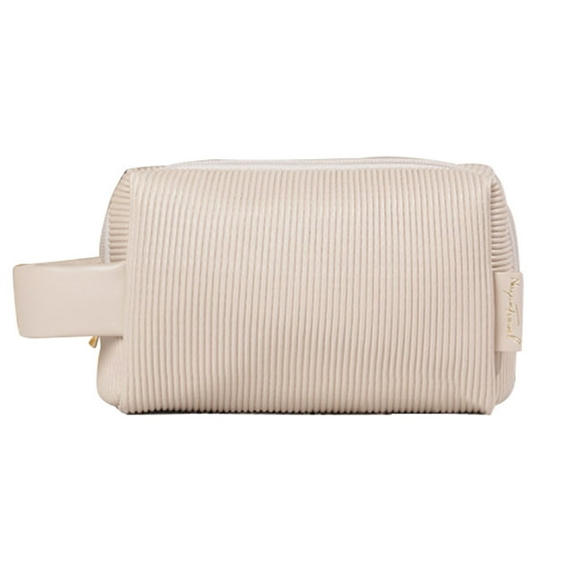 Bolsa de almacenamiento para lavar, portátil y de gran capacidad, fabricada en piel sintética.