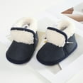 thumbnail image 4 of SYNPOS Infant Toddler Baby Girl Boys Winter Fleece Booties Newborn Warm Snow Boots, 4 of 5