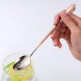 thumbnail image 3 of Iced Tea Spoon Set for 12 Coffee Spoon 7.9 -Inch Stainless Steel Spoon Set Ice Cream Spoon Long Spoon Dessert Spoon Milkshake Spoon-Gradient Rose Gold, 3 of 7
