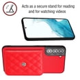 thumbnail image 4 of Allytech Galaxy S21 FE Wallet Case with Shoulder Strap, RFID Blocking Luxury PU Leather Shockproof Cards Slots Stand Anti-Scratch Magnetic Closure Phone Case for Samsung Galaxy S21 FE, Red, 4 of 9