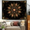 thumbnail image 2 of Gojian Boho Floral Mandala Tapestry Wall Hanging Pink Bohemian Flower Medallion Tapestry Aesthetic Watercolor Hippie Indian Small Tapestries for Bedroom Living Room Dorm Decor, 2 of 6