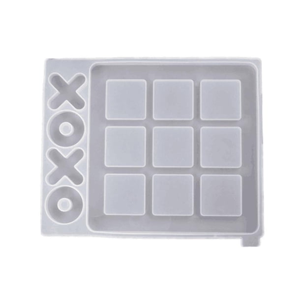 Juego Y Moldes De Silicona X O Resina Epoxi Diy Arte Artesanía Molde 3D Tablero De Ajedrez Molde Minnieouse HA040014-02