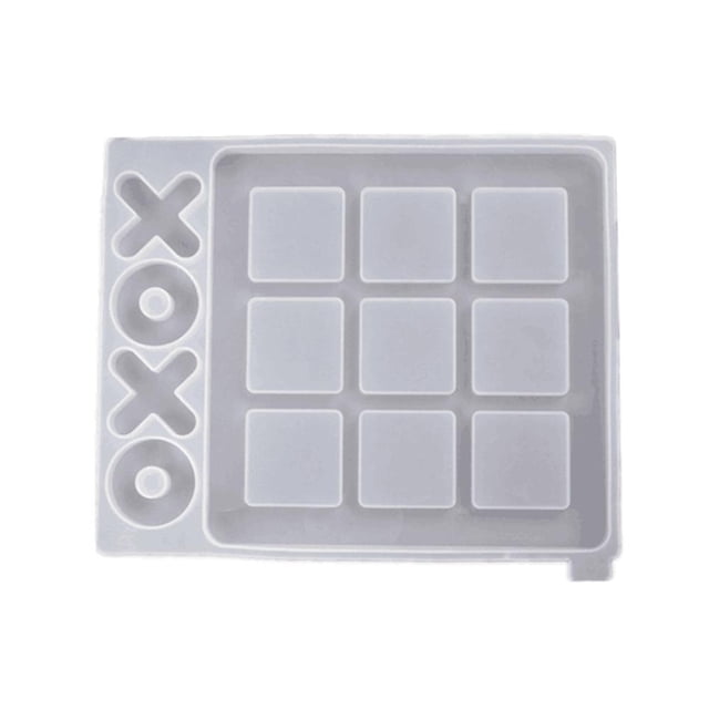 Juego Y Moldes De Silicona X O Resina Epoxi Diy Arte Artesanía Molde 3D Tablero De Ajedrez Molde Inevent HA040014-02