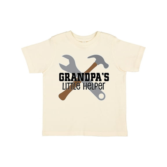 Inktastic Grandpa Little Helper Boys Toddler T-Shirt