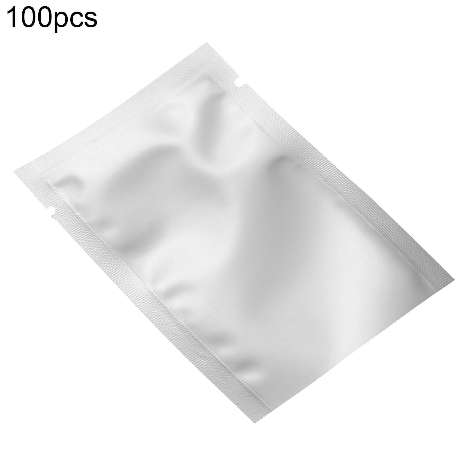 100pcs Aluminum Foil Mylar Open Top Bags Vacuum Seal Storage Tea drug nuts food 
