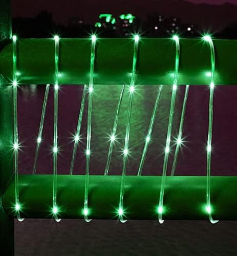 Solar Rope Lights, 2 Pack 12m 100LED Solar Rope String Lights Rope String Lights Solar Outdoor String Lights with Remote Waterproof