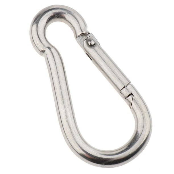a de de material acero inoxidable Clip de llavero con mosquetón resistente para ejercicio al , ¡ escalar! - M10 DYNWAVEMX Spring Snap Link Hook