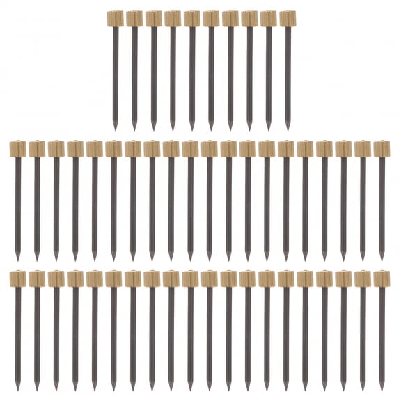 LAMIRO 50 Pcs Copper Head Nail Nails for Hanging Pictures Furniture Kit Metal Frame Hanger