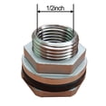 thumbnail image 1 of Raccords de Réservoir de Cloison Sans Soudure en Acier Inoxydable 304 1/2 Kits, 1 of 9