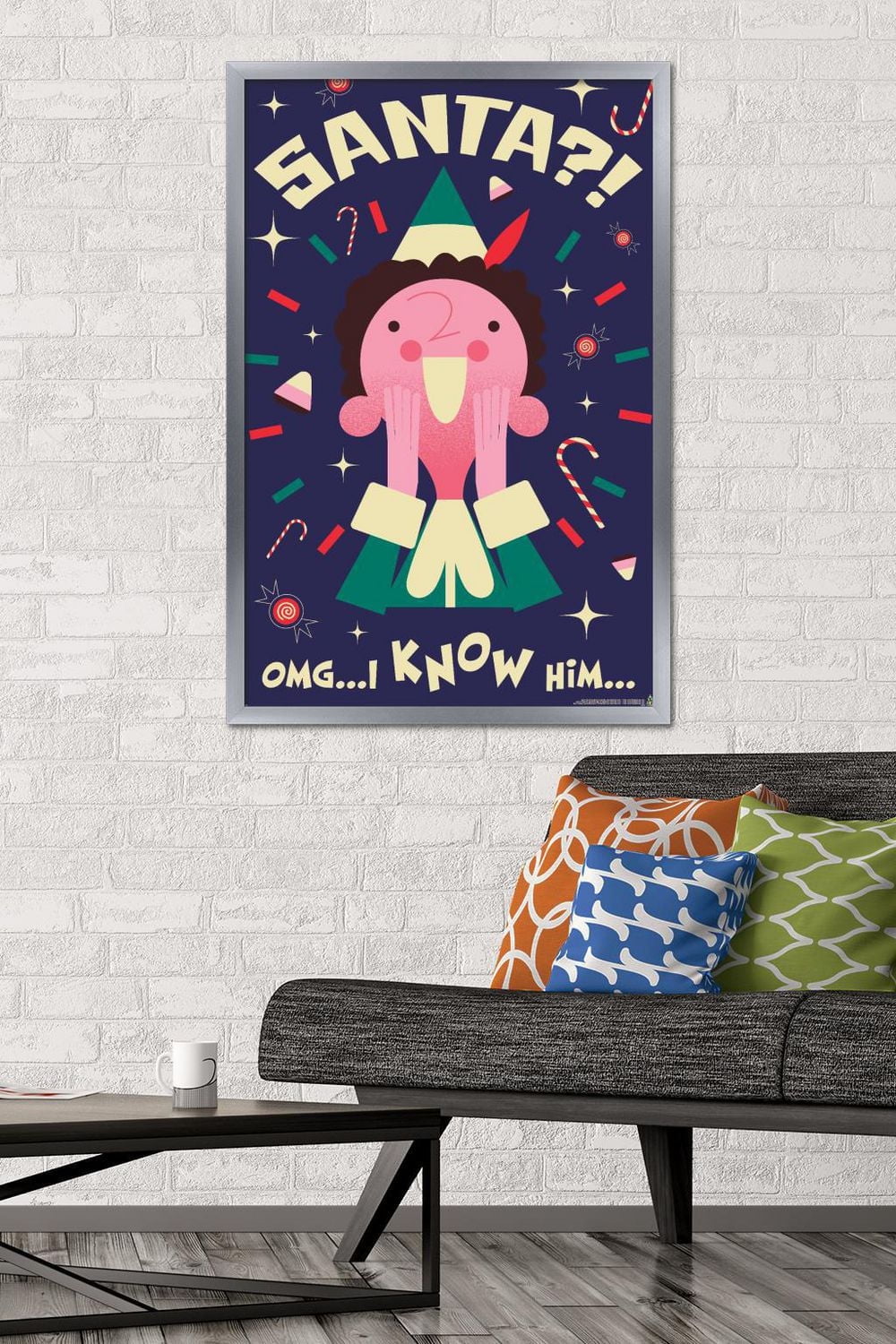 Elf - I Know Him Wall Poster, 14.725" x 22.375" Framed
