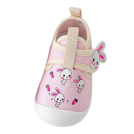 kamemir Shoes Baby Baby Boy Girl Shoes Breathable Mesh Walking Shoes Lightweight Non-Slip Sneakers First Walkers(Pink 3-6 Months)