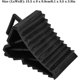 thumbnail image 3 of ZHAOCHENG Calzos para ruedas de coche, 2 piezas de calzos para ruedas de coche, antideslizantes de goma para neumáticos, calzos para ruedas de camión, calzos para ruedas de coche negros, 3 of 5