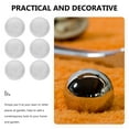 thumbnail image 5 of 6 Pcs Mini Boule Réfléchissante en Acier Inoxydable Boule Ronde Creuse Légère Miroir de Jardin Boule Ronde Creuse, 5 of 5