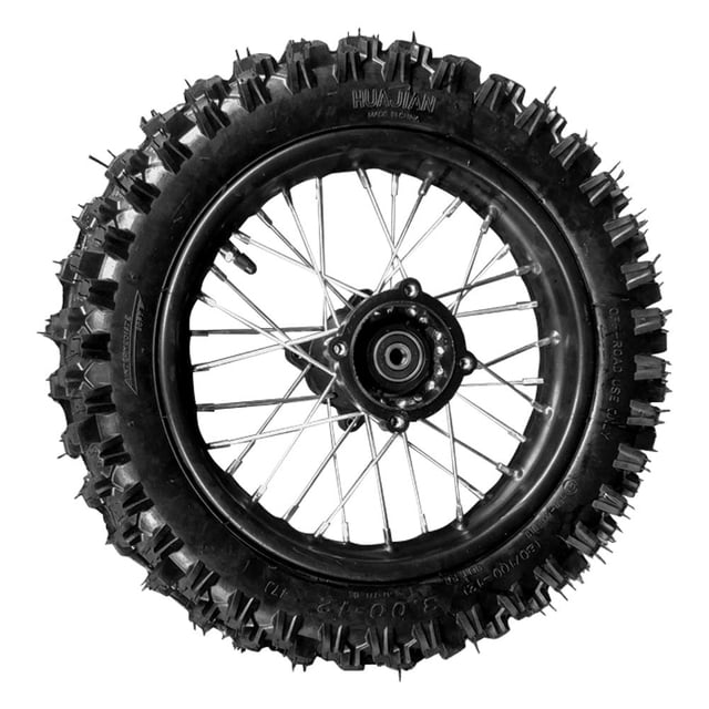 Llanta Julymoda 80/100-12" Rueda Trasera para Moto de Tierra
