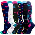 thumbnail image 2 of Compression Socks Men Women Medical Varicose Veins Nursing Socks For Outdoor Running Pregnant Sports Socks 33285 L XL, 2 of 6