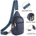 thumbnail image 5 of Sling Bag for Women Crossbody Fanny Packs for Women Leather Sling Chest Bag, 5 of 7
