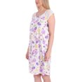 thumbnail image 2 of Ezi Nightgowns for Women - Soft & Breathable Satin Night Gowns for Adult Women - Medium to Plus Size Womens Sleep Shirts - Knee-Length Nightgown, 2 of 5