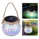 thumbnail image 1 of Lámpara de cristal solar de 2 piezas Luz y sombra de decoración de jardín al aire libre, 1 of 5