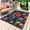 Multi, variant on Mexican Flower Outdoor Rug 3x5 Ft - Reversible Patio Rug Outdoor Camping Rugs, Abstract Colorful Floral Leaf Plant Washable Indoor Outdoor Area Rugs, Non-Slip Outdoor Carpet Runner for Deck/Porch