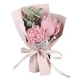 thumbnail image 2 of Sunjoy Tech Faux Bouquet Not Wither High Color Fastness Realistic Appearance Fadeless No Watering Wonderful Gift Long Lasting Simulation Carnation Rose Soap Bouquet for Dating, 2 of 8