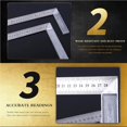 thumbnail image 3 of Metal Steel Square Ruler 90 Degree Angle Auto Car Degree Angle Ruler Measuring Inspection Tools Measurement Instruments Meter Ruler Scale, 3 of 8