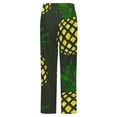 thumbnail image 6 of Pineapple Winter Female Pants Flannel High Waist Women Pants Lady Warm Straight Leg Plush Trousers, 6 of 7