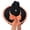 Orange, variant on Witch Hats for Women Wide-brimmed Witch Hat with Bow, Halloween Costume Witch Hat for Adult Cosplay Accessory