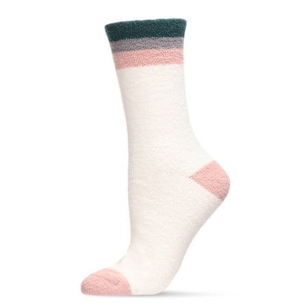 

MeMoi Women s Cable Knit Striped Super Soft Cozy Crew Socks - Mens - Male