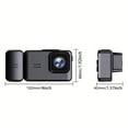 thumbnail image 4 of TFixol Triple Lens 1080P Car DVR with Night Vision, Parking Monitor, and WIFI Connectivity - Black (No Memory Card Included), 4 of 6