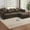 Brown-L, variant on FamiTOP 110” Chenille 3 Seats Sofa with Movable Ottoman & Adjustable Armrests, Modern Sectional Sofa with Deep Seats, Upholstered L Shape Sofa with Comfortable Backrests for Living Room, Grey