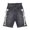Black, variant on Men's Jeans Spring And Summer Retro Casual Style Relaxed Fit Bone Themed Denim Shorts Crafted from Denim Fabric Offering Soft