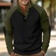 thumbnail image 2 of Men's Standing Collar Sweatshirt Is Outdoor Casual Sweaters Tops 2XL, 2 of 5