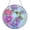 Hummingbird, variant on Double-Side Hand Painted Stained Glass Owl Suncatcher for Windows - Small Size Window Hanging Ornament - Gift for Mom, Friend, Bird Lovers