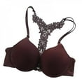thumbnail image 5 of POINTERTECK Women‘s Front Closure Push Up Lace Bra Hollow Back Lady Underwear, 5 of 5