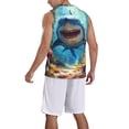 thumbnail image 2 of Sikiie Colorful Underwater Shark Basketball Jersey Reversible Men's Mesh Athletic Sports Shirts Training Practice S-4XLMedium, 2 of 6