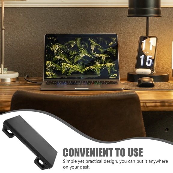 Supvox Height Adjustable Monitor Stand Laptop Monitor Riser Stand Plastic 1Pack Black Back to School