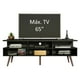 thumbnail image 4 of Mueble para Tv hasta 65 Pulgadas Madesa Londres con Patas Retro Negro, 4 of 8