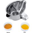 thumbnail image 3 of Filter Oil-Stainless Steel Oil Filter Grease Fat Strainer Kitchen Hepler Oil Separator, 3 of 7