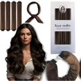 thumbnail image 1 of wonima02 Heatless Curlers Overnight – No Heat Hair Rollers for Sleeping. 4pcs - Extra Large Soft Foam Curling Rods for Long & Short Hair, Heatless Waves Styling Set with Satin Hair Wrap., 1 of 1