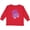 Red, variant on Inktastic Cute Purple Hippo Head Boys or Girls Long Sleeve Toddler T-Shirt
