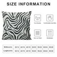 thumbnail image 5 of COMIO  Square Black White Minimalist Abstract Stripes Chenille Jacquard Cushion Case Luxury Modern Throw Pillow Cover Decorative Pillow for Couch Sofa Living Room Bedroom Car, 5 of 5