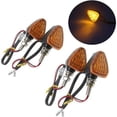 thumbnail image 1 of indicadores de motocicleta, 15 luces LED de señal de giro, 12 V, impermeables, universales para motocicleta, scooter, cuatriciclo, crucero, todoterreno (amarillo), 1 of 5