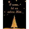 thumbnail image 2 of Studio, Sd Graphics 26x32 Black Ornate Wood Framed with Double Matting Museum Art Print Titled - O Christmas I, 2 of 4