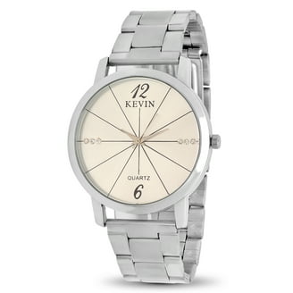 men's pf8133 chronograph silver-tone stainless steel watch